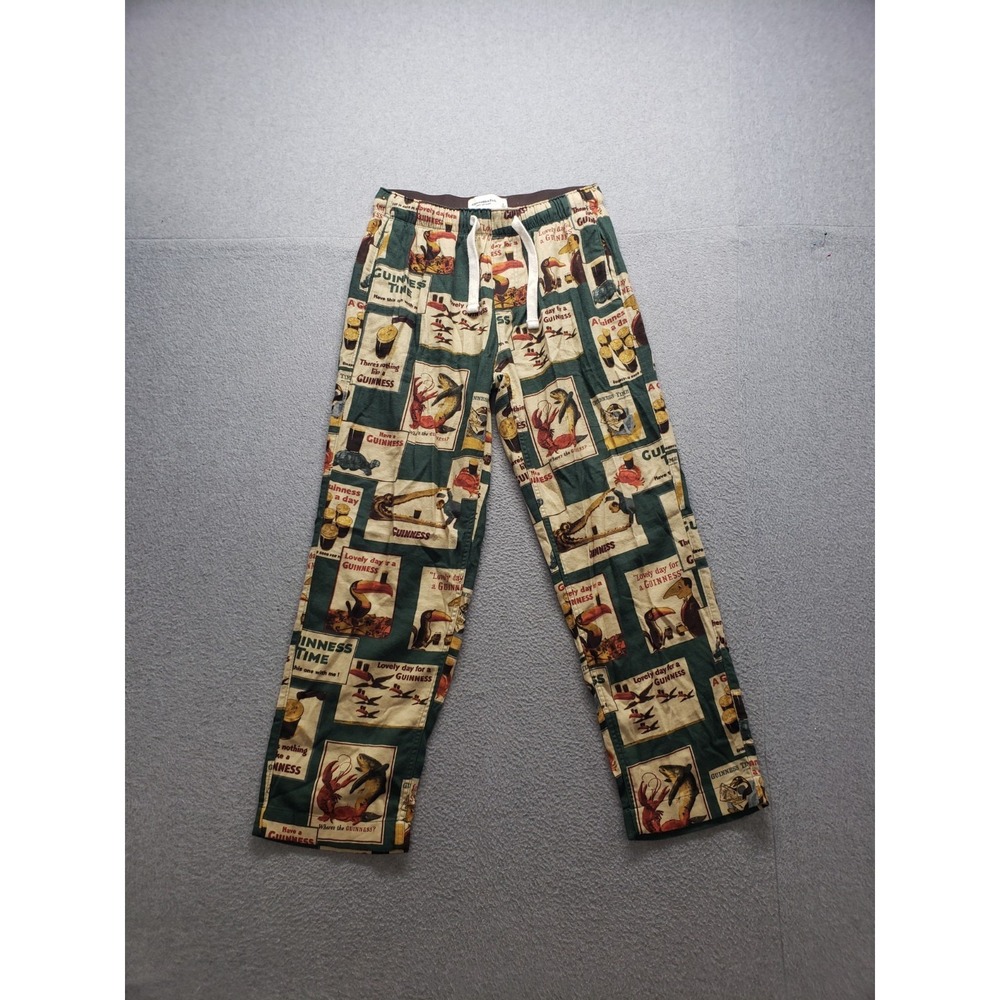 Abercrombie & Fitch‎ Men Pajama Pants S Multicolor Print Drawstring Sleepwear